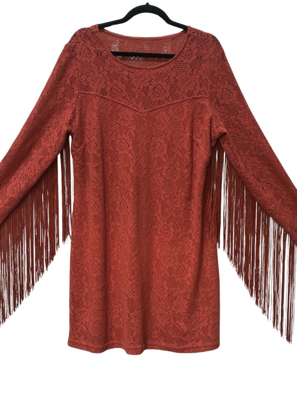 Idyllwind Miranda Lambert Rodeo Fringe Western Boho Lace Festival Dress Size 1X